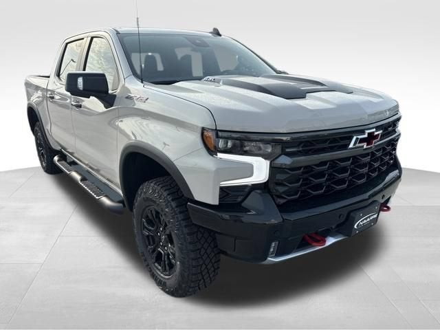 2026 Chevrolet Silverado 1500 ZR2 in White Sands — front three-quarter view